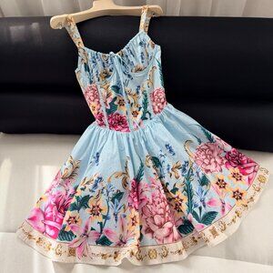 Agua by Agua Bendita Fresh Floral Print Dress